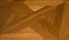 Natuurlijke eikenhouten vloeren parket tegel hardhout vierkant patroon kunst behang paneel marquetry slaapkamer mozaïek vloer combinatie high-end aangepast ontwerp