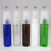 50 × 30ML الخالي إعداد ماكياج ميست SprayerPlastic زجاجة عطر 30CC التجميل PET الحاويات واضح أزرق أخضر الأبيض