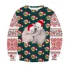 Hässlicher Weihnachtspullover für Geschenk Santa Elf Lustige Pullover Damen Herren Trikots und Pullover Tops Herbst Winter Kleidung 201211