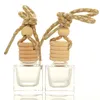 10 ml Suspendu Voiture Parfum Pendentif Bouteille Vide Transparent Verre Auto Ornement Huiles Essentielles Diffuseur