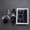 Nector Collector Premium Tobacco Bag Set Wax Container Silicone bong with Titanium nail Storage Jar Metal Dabber Smoking Water Pipe