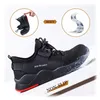 QUHENG Lightweight Breathable AntiSmashing NonSlip Steel Toe Safety Work For Men Protective Shoes Mens boots Y200915