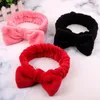 Bandes de cheveux à cheveux en polaire de corail Bandeaux de couleurs Soft Bur de corail Bandeaux de couleur Soft Bur pour femmes Girls Hair Bands Turban Fashion Cheveux Accessoires