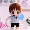 20cm cartoon Star doll plush toy cute kpop boy doll filled plush pillow soft toy plush doll with clothing Christmas gifts 201006305p