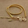 Whole Cheap Elie Saab Gold Sash For Wedding Pretty Leaves Belts For Women In Stock Bridal Accessories1551899