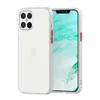 For iPhone 12 Pro Max 6.7 12 Mini 5.4 Skin Protective Sleeve FrostedTPU+PC Phone Case ,Matte Shockproof Back Case Cover D1