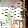 ممر الديكور الكائنات الزخرفية السقف شنقا الديكور مول نافذة شخصية الإبداعية الكهربائية الأسماك الساخنة وعاء متجر ديكورات قلادة