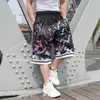 Mode Hiphop Harem Shorts Plus Storlek Män Casual Straigt Loose Baggy BeachShorts Sommar Sportkläder Skateboard Streetwear Kortbyxor