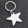 New Five-pointed star keychain keyring Zinc Alloy Star Shaped Keychains Metal Keyrings Five Pointed Star Bag Charm Accessories keyring gift