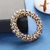 Fashion Leopard Pony Tails Holder Women's Head Rope Elastic Rubber Band Hair Ring Decoration Bracelet 3 Colors