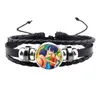 Anime One Piece Bracciale Pu Rufy Figura Accessori Cosplay Cappello di paglia Pirata Gioielli Prop Giocattoli per bambini Regalo di Natale