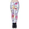 Moda Fast Food Comix Stampa 3D Punk Donna Donna Legging Pantaloni elastici Pantaloni casual Leggings 201202