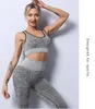 Kvinnor Yoga Outfits Passar Designer Seamless Sportkläder Tracksuiter Fitness Sport Gym Tvåbitar Set Workout Sats Bra Leggings för Woman Runner Teach Wear Tracksuit