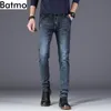 Batmo new arrival high quality casual slim elastic jeans men men's pencil pants skinny jeans men Z002 201123