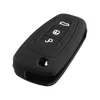 Klucz Silikonowy Okładki do Forda Ranger C-Max S-MAX Focus Galaxy Mondeo Transit Turneo Custom Car Remote Keys Fob Cover Case 3 Button Shell