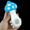 Cogumelo silicone fumando cachimbo de mão dab bong bong bong tubs plataformas de óleo portátil e inquebrável 3,9 polegadas