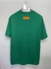 Yeni Tasarımcı Lüks Erkek T Gömlek Siyah Beyaz Yeşil Kapalı Tasarım Mektup Gömlek Erkek Kadın T-Shirt Kısa Kollu Boy S M L XL