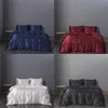 Dreiteiliges Set Bettwäsche-Sets Bettbezug Queen-Size-Bettwäsche Tröster Nachahmung Seidenbettwäsche Artikel 74xn3 K2