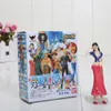 10pcset Anime One Piece Action Figures 2 года спустя Luffy Zoro Sanji Usopp Brook Franky Nami Robin Chopper 2012024237395