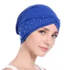 Heißer Verkauf der europäischen und amerikanischen neuen Stil Stretch-Stoff Stirn Querhut wulstige Turban