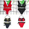 Mix 4 Styles Fashion Designer Black Lace Up Women Swimwear Bikini Set Multicolor Summer Time Beach Swimwear Costume da bagno