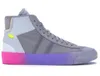 Off TN Tns Chaussures de course Blazers Mid 2.0 Chaussures Grim Reaper Serena Williams Noir Blanc Structure en maille tricotée Hallow Purple Hommes Femmes Baskets