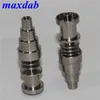 Titannagel 10 mm 14mm 19mm männliche weibliche Gelenk Domeless Nägel GR2 für Ölbohrinseln Wasserrohre und Glasbongs