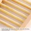 100 adet Doğal Bambu Tepsiler Toptan Ahşap Sabunluk Tepsi Tutucu Raf Plaka Kutusu Kabı Banyo Duş Banyo Için