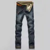 Vår och sommar Mäns Blå Jeans Fashion Casual Boutique Business Casual Straight Denim Trousers Mäns Brandbyxor G0104