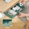 Boîte de rangement à tiroir caché sous la Table, boîte de rangement multifonctionnelle pour armoire de bureau, boîte de finition en pâte grande