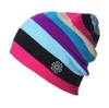 6 cores beanie chapéus de inverno chapéu de malha chapéu de ciclismo quente arco-íris cor capô para homens mulheres de esqui acrílico