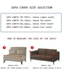 Corner sofa cover for Living Room Elastic Furniture Couch Slipcover with Chaise Longue magic Sofas Covers Stretch 1/2/3/4-seater LJ201216