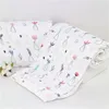 Happy Flute 6 couches mousseline 100% coton bébé Swaddles doux nouveau-né couvertures gaze enveloppe pour bébé Sleepsa LJ201014