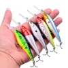 1 PC Czarny Minnow Fishing Lure Pike Carp Fishing Sztuczne Hard Bait 11 CM 10.5G Ryby Przynęty Głęboki Pływanie Wobbler Crankbait Tackle