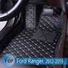 Tappetini per auto per Ford Ranger 2019 2018 2017 2016 2015 2014 2013 2012 Tappetini per auto Tappeti Tappeti Accessori per interni auto W22038414582