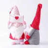 San Valentino Decorazioni Regali Gnome Busta Amore Gnomi senza volto Puntelli per finestre per bambole Decorazione Ornamenti per bambole HH21-30