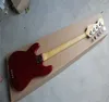 Hoge kwaliteit 2022 Nieuwe Custom 4 Strings FD Precision Bass Metal Red Bass Guitar