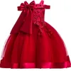 Stickerei Seide Prinzessin Kleid für Baby Mädchen Blume Elegante Mädchen Kleider Winter Party Weihnachten Halloween Kinder Kleider Kleidung4221803