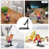 Draagbare Opvouwbare Mobiele Telefoonhouder Verstelbare Desktop Telefoon Stents Statief Tafel Desk Telefoon Stand voor Tablet iPad iPhone Samsung