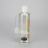 Glas Ashcatcher 18mm Male Joint Honeycomb PerColator Double Recycler Tillbehör för glasvattenrör med 5,5 tum 90º vinkel