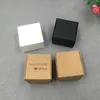30 Pcs 4x4x2.5cm Kraft Paper Gift Box For Wedding birthday And Christmas Party Gift Ideas good Quality For Cookie candy jllSfH
