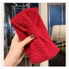 11 farben gestrickte häkeln stirnband frauen winter sport haarband turban yoga kopfband ohr mufffs beanie kappe stirnbänder party favory yya533