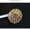 Spille Spille Ajojewel Spilla con cammeo vintage per abito da donna Gioielli retrò all'ingrosso Broche Femme Kirk22