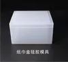 New Transparent Silicone Mould Dried Flower Resin Decorative Craft DIY Storage tissue box Mold epoxy molds for jewelry Q11065024691