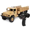 RC Truck Rock Crawler US Military Transporter Off-Road Táctico 2. Vehículos de control remoto Modelo Juguetes para niños Regalos LJ200919