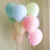 100 قطع 12 بوصة المعكرون بالون الزفاف baloons جولة الجنس تكشف الأميرة عيد ميلاد حزب ديكورات أطفال الكبار mariage Y0107