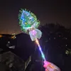 Bâtons lumineux LED jouets étoiles fluorescentes lumineuses éclairent papillon princesse fée baguette magique fournitures de fête anniversaire noël Gi2919196