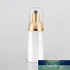 30PS 30ml Plastic Foam Pump fles hervulbare lege cosmetische fles wimpers cleanser zeep dispenser shampoo met gouden