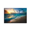 Natural Gold Beach Sunset Landscape Affischer and Prints Wall Art Bilder Målning Väggkonst för vardagsrum Heminredning inramad Unfra1096148