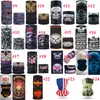 Nahtlose Hip Hop Schädel Bandanas Magische Kopfbedeckung Reitmaske Rohr Hals Gesicht Kopftücher Sport Magisches Stirnband Bandana Halloween Requisiten7440002